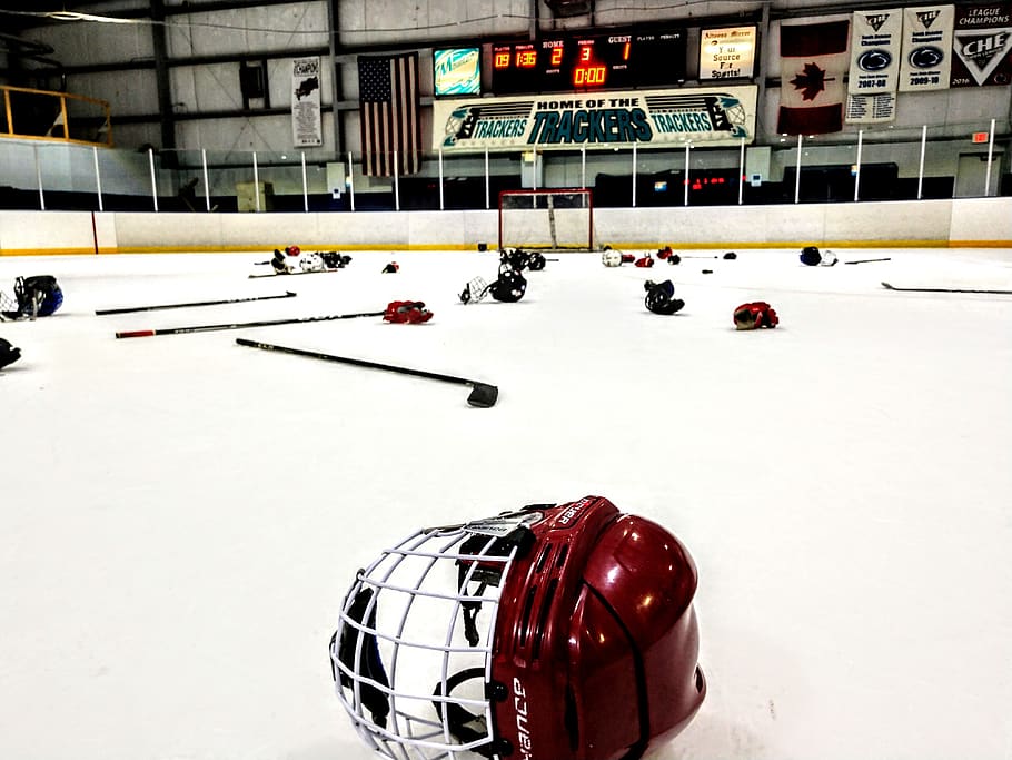 winter, cold temperature, sport, winter sport, snow, ice hockey HD wallpaper