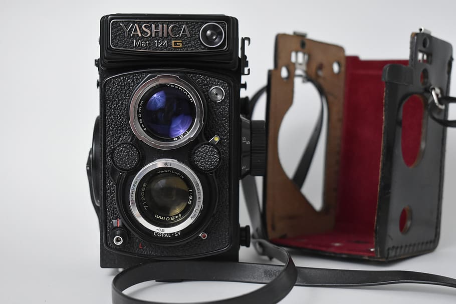 black Yashica mirrorless camera, electronics, digital camera HD wallpaper