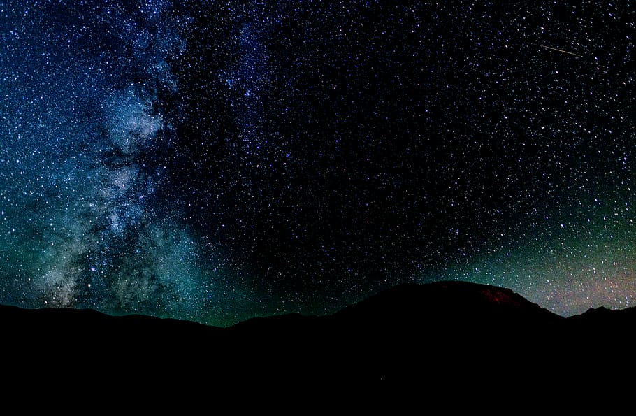star, milkyway, deep, blue, night, scenics - nature, beauty in nature HD wallpaper