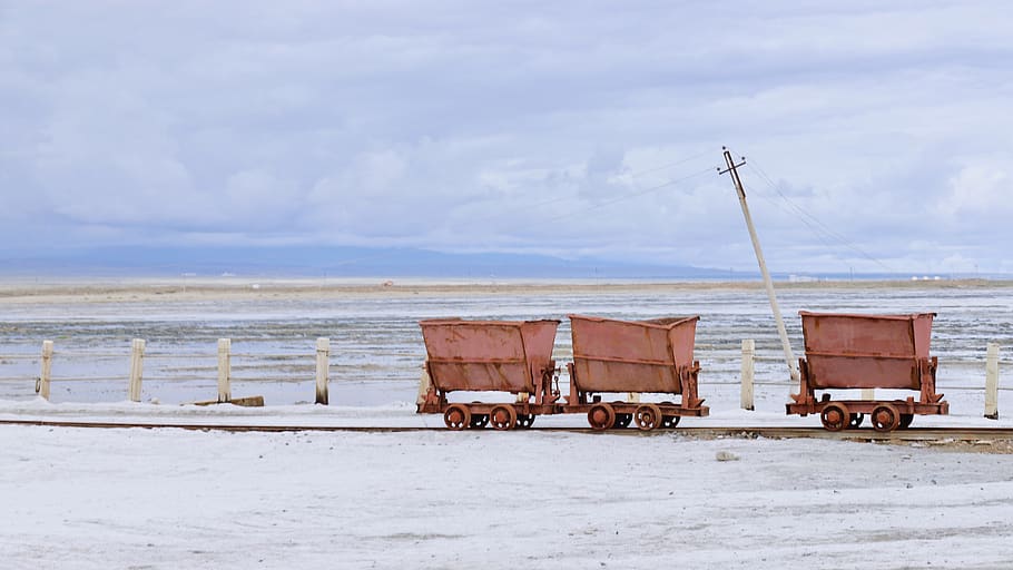 sea, water, land, transportation, sky, nature, mode of transportation HD wallpaper