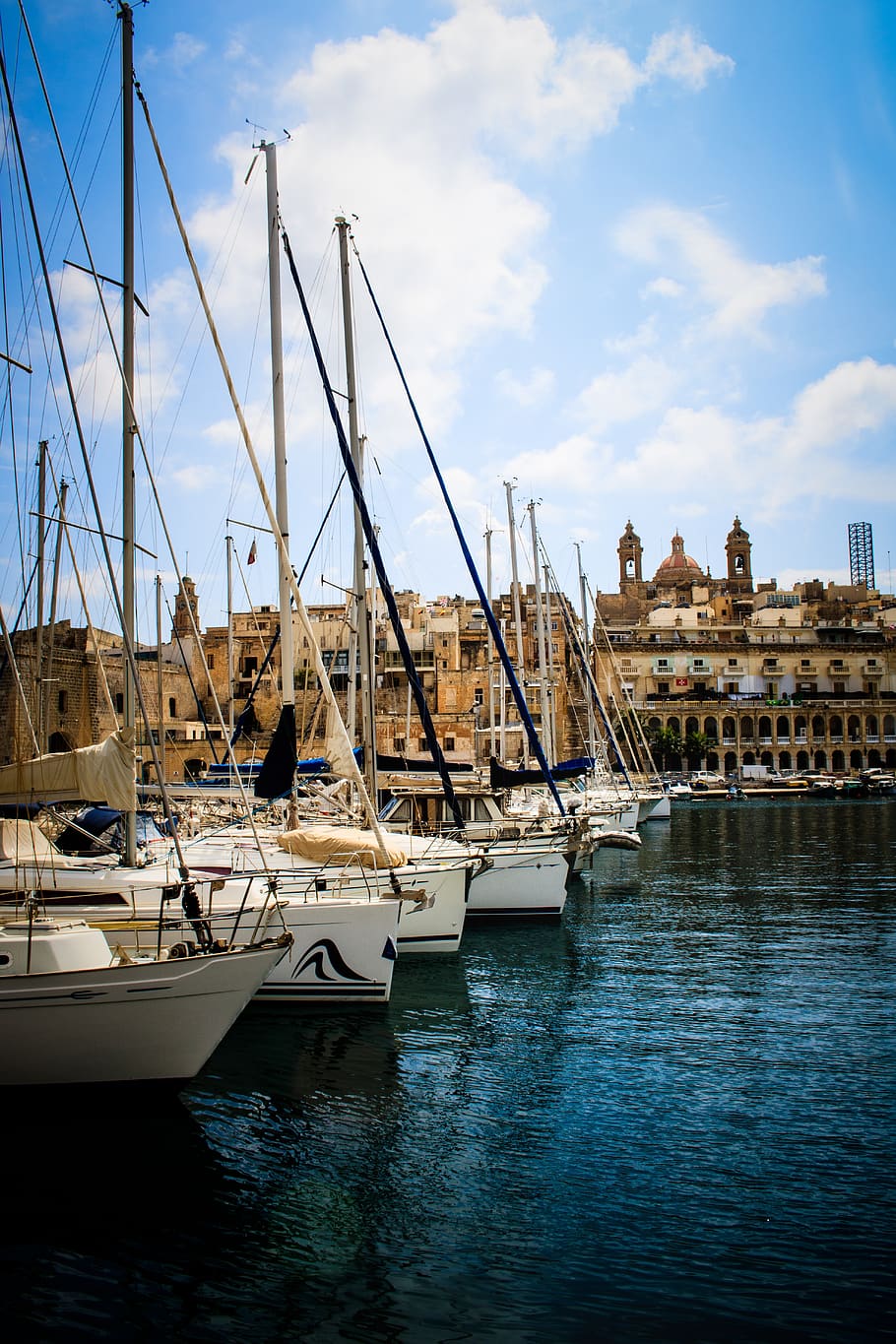 malta, marsaxlokk, boat, fishing, boats, mediterranean, sea, HD wallpaper