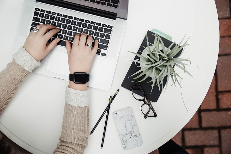 laptop, computer, browser, research, business, desk, mobile HD wallpaper