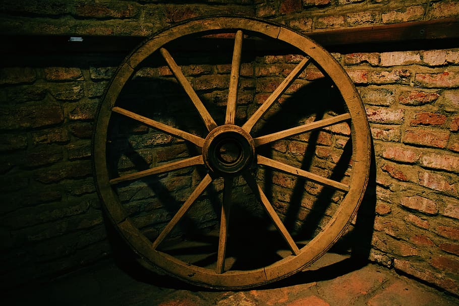 wheel, machine, spoke, alloy wheel, romania, sibiu, wood, car wheel HD wallpaper