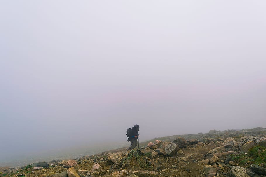 cloud, fog, cloudy, nature, landscape, mountain, altitude, sport HD wallpaper