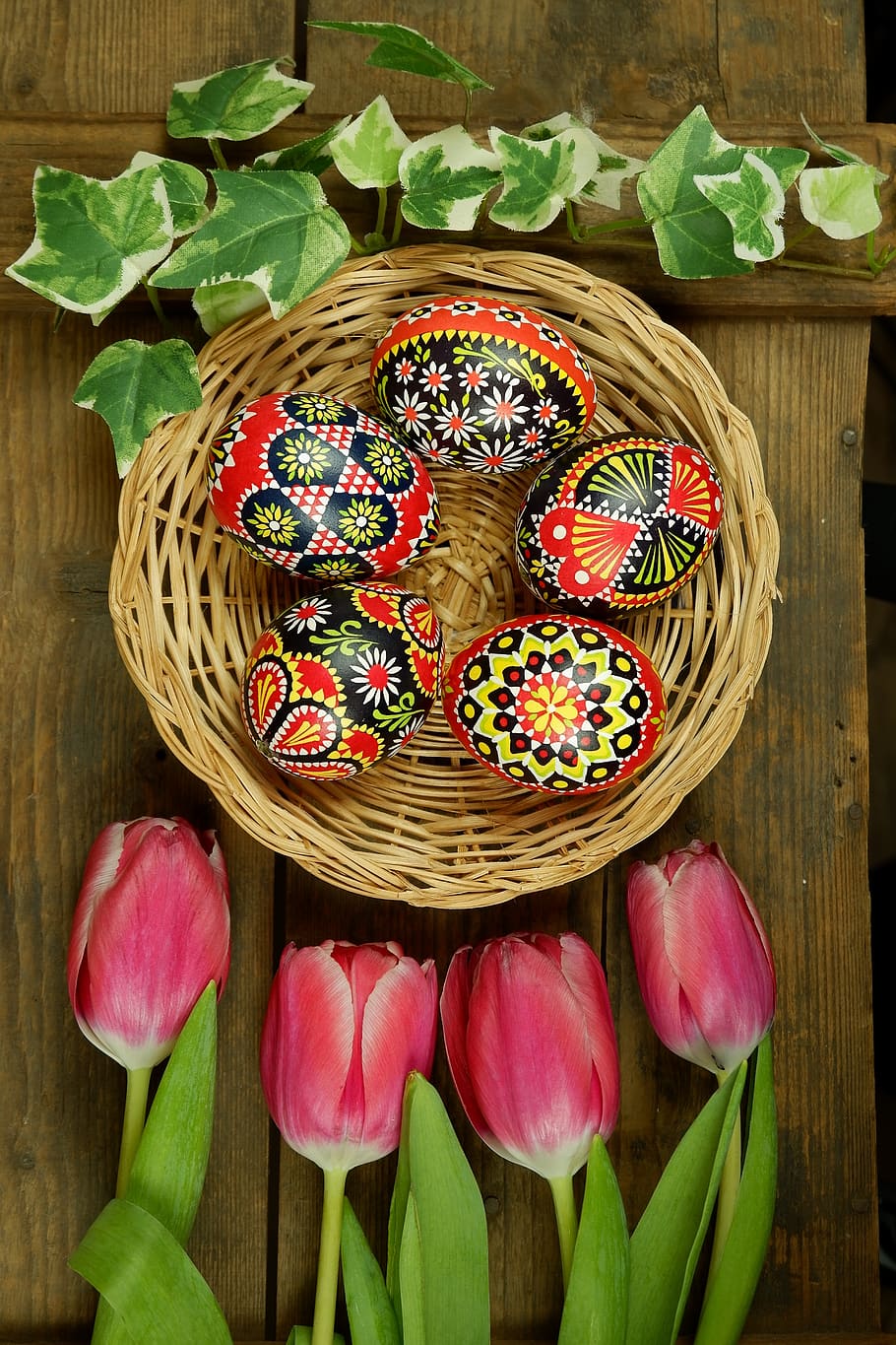 sorbian easter eggs, spring, spring decoration, bossi technology HD wallpaper