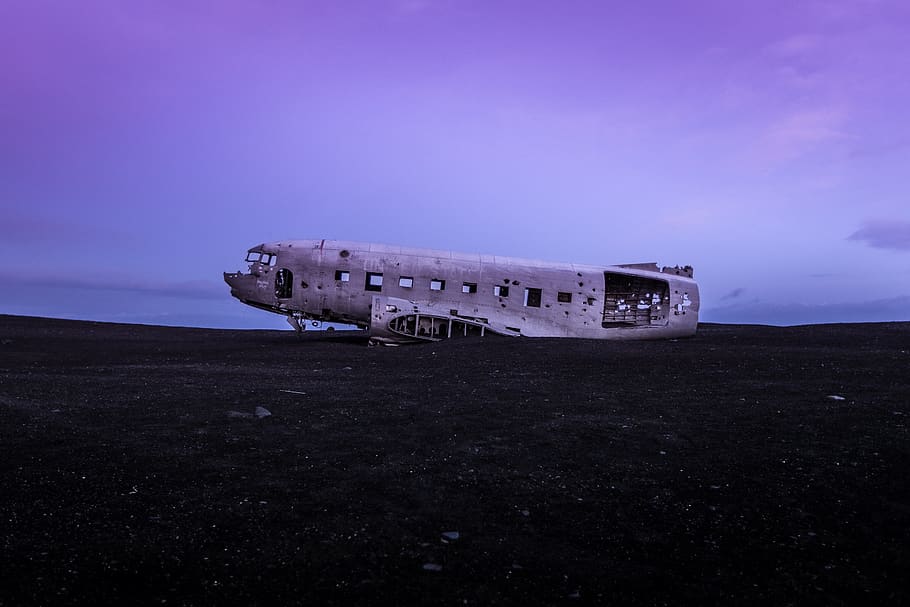 plane, abandoned, wrecked, aircraft, airplane, old, aviation, HD wallpaper