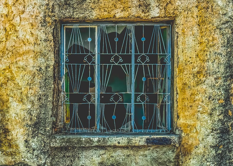 window, house, old, abandoned, stone, decay, ruin, destroyed HD wallpaper
