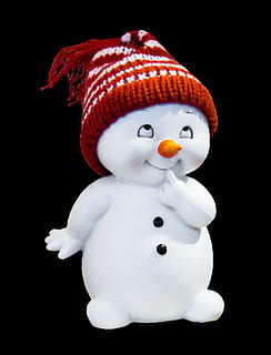 man, snowman, object, ice, frozen, winter, christmas, white HD wallpaper
