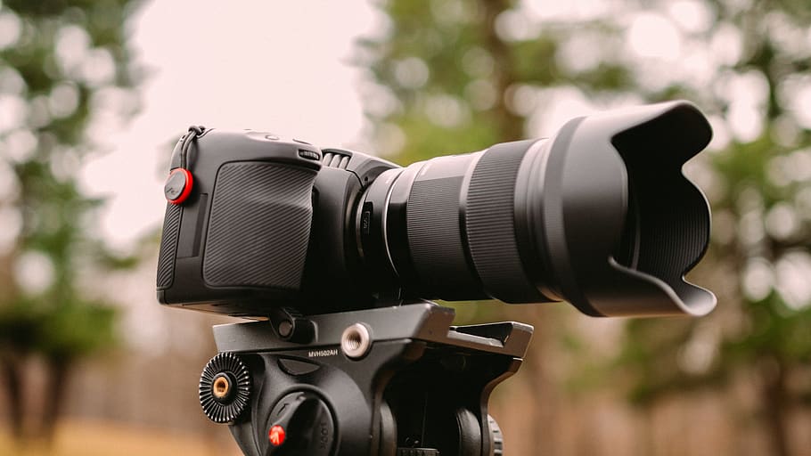 DSLR camera, technology, camera - photographic equipment, focus on foreground HD wallpaper