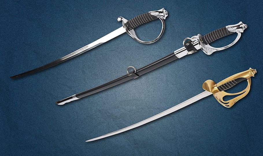 sword, saber, object, metal, metallic, sharp, victorian, weapons HD wallpaper