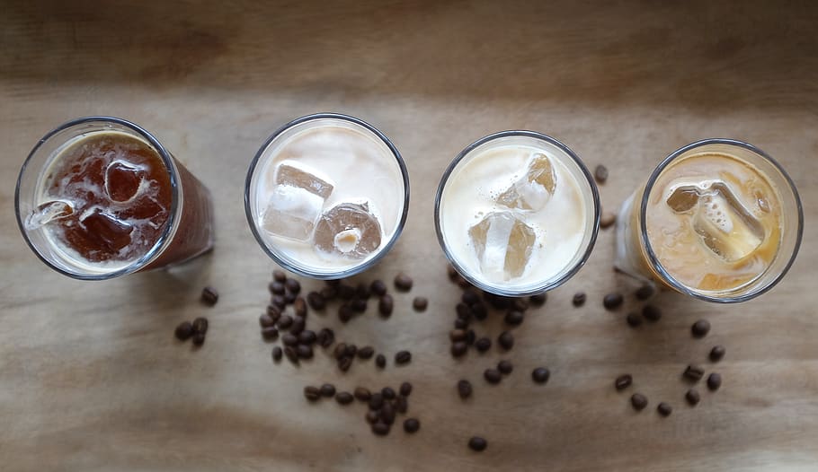 HD wallpaper: sleepyhead coffee, iced coffee, latte, iced drinks, food and  drink | Wallpaper Flare