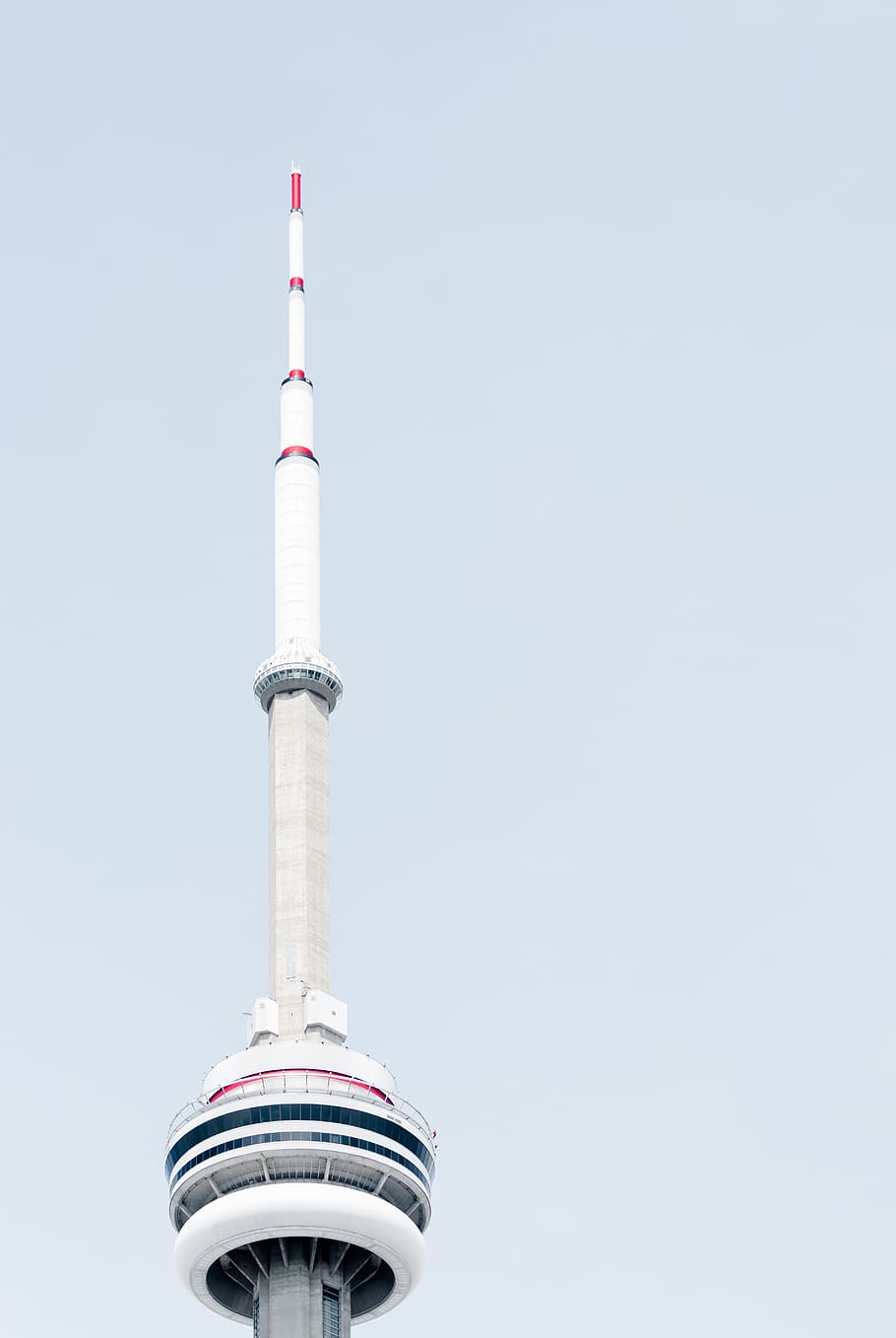Cn Tower, Toronto, Canada, architecture, blue sky, high, Modern building HD wallpaper