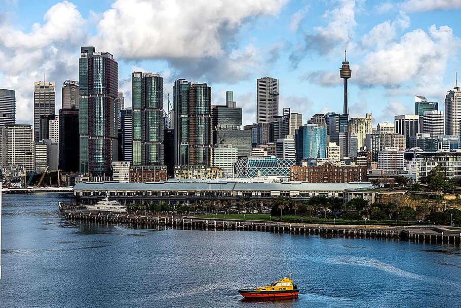 darling, harbour, sydney, architecture, building, built structure HD wallpaper