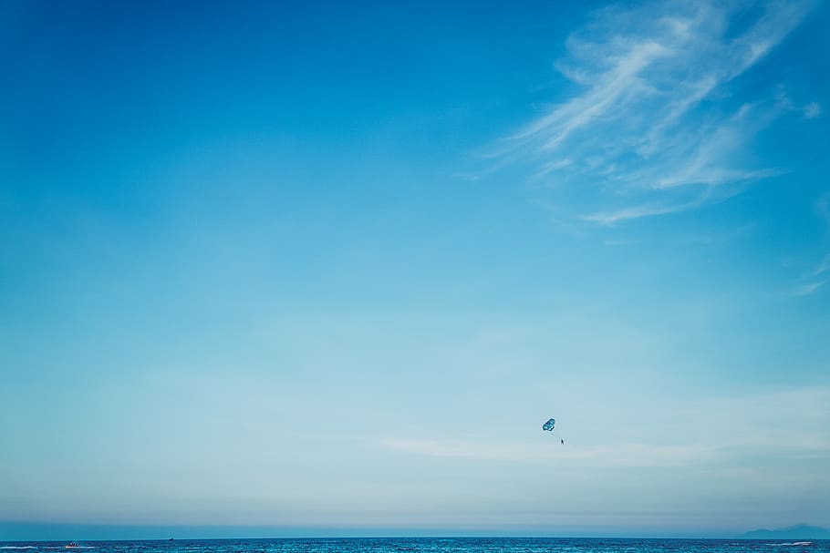 sky, beach, summer, sea, water, horizon over water, blue, beauty in nature HD wallpaper