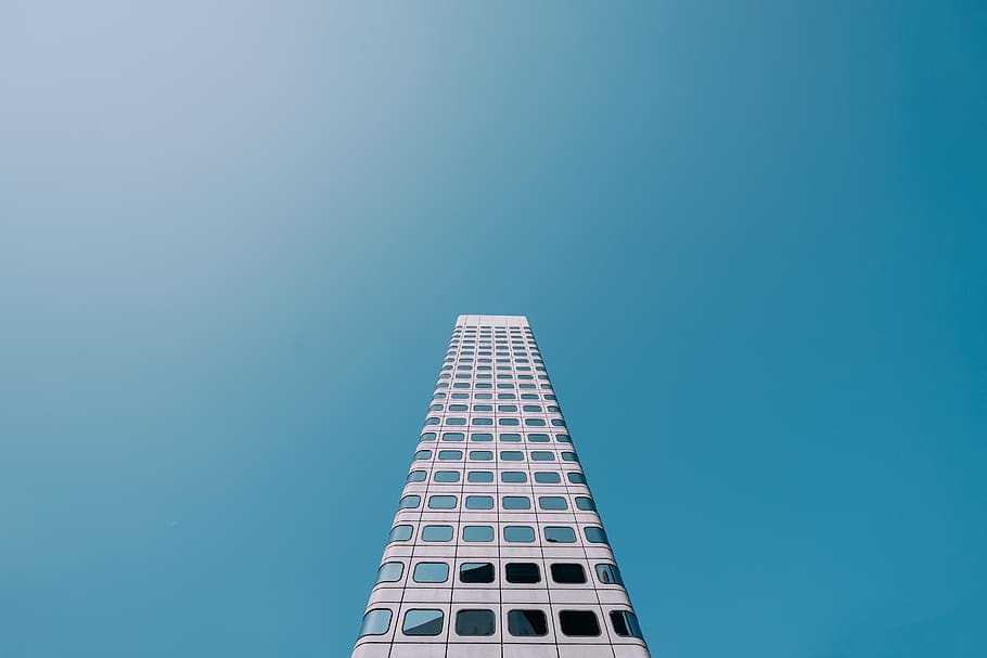 low angle photography of high-rise building, architecture, urban, HD wallpaper