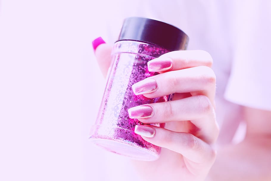 person holding pink container, toe, nail, ogden, united states HD wallpaper