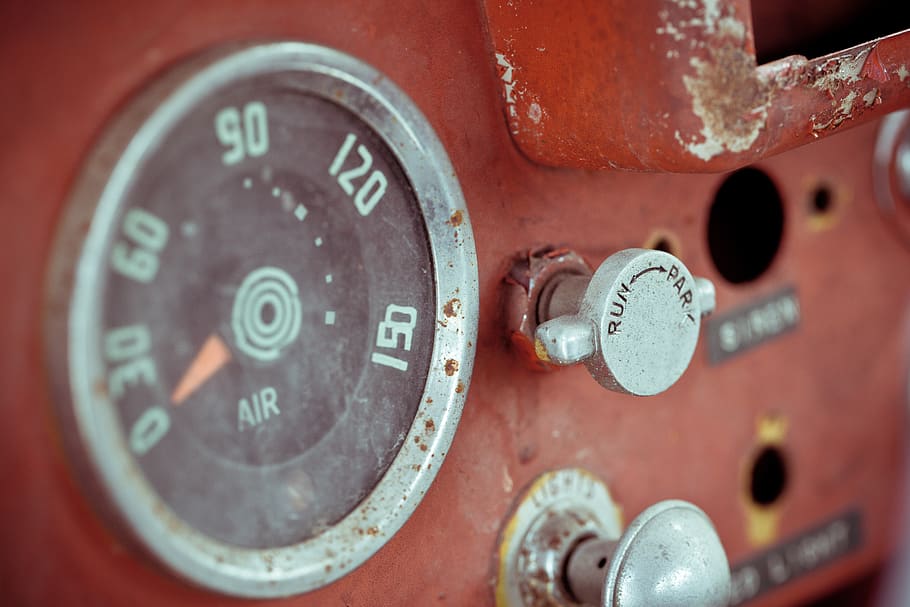 gear, tacho, macro, red, truck, pressure, air, speed, park HD wallpaper