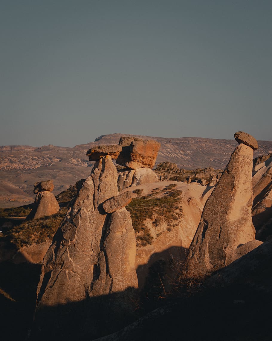 sky, rock, beauty in nature, rock - object, environment, scenics - nature HD wallpaper