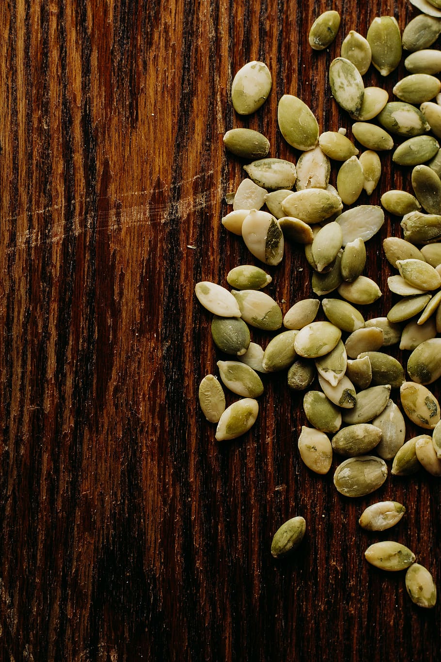 Green Seeds, food, food and drink, wood - material, healthy eating HD wallpaper