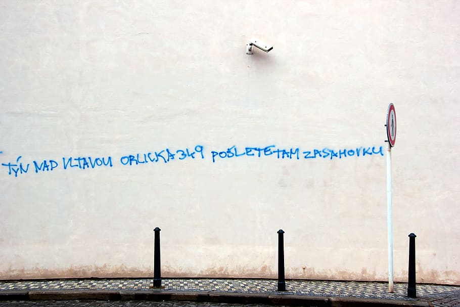 street, wall, iron, czech, architecture, outdoors, text, water HD wallpaper