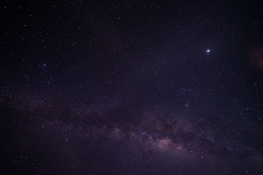 milky way, galaxy, night, outdoors, space, universe, astronomy HD wallpaper