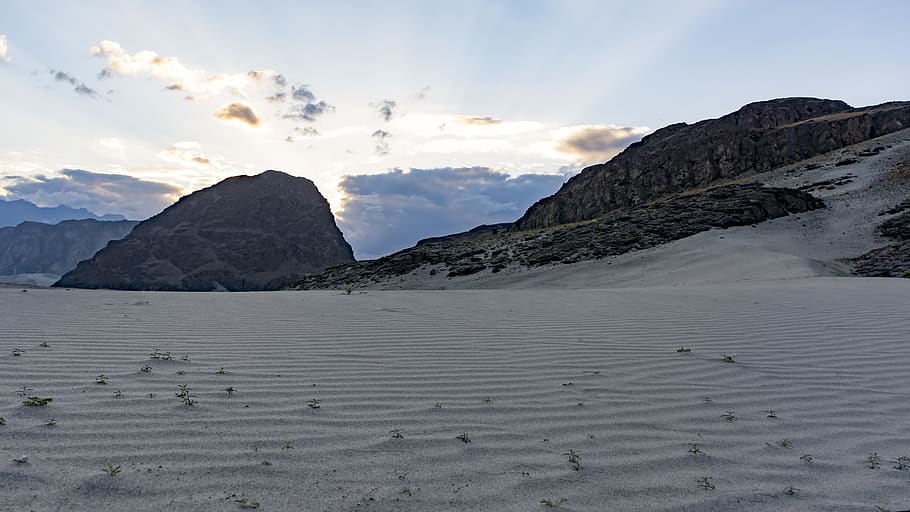 skardu, desert, mountains, range, gb, north, pakistan, nikon HD wallpaper