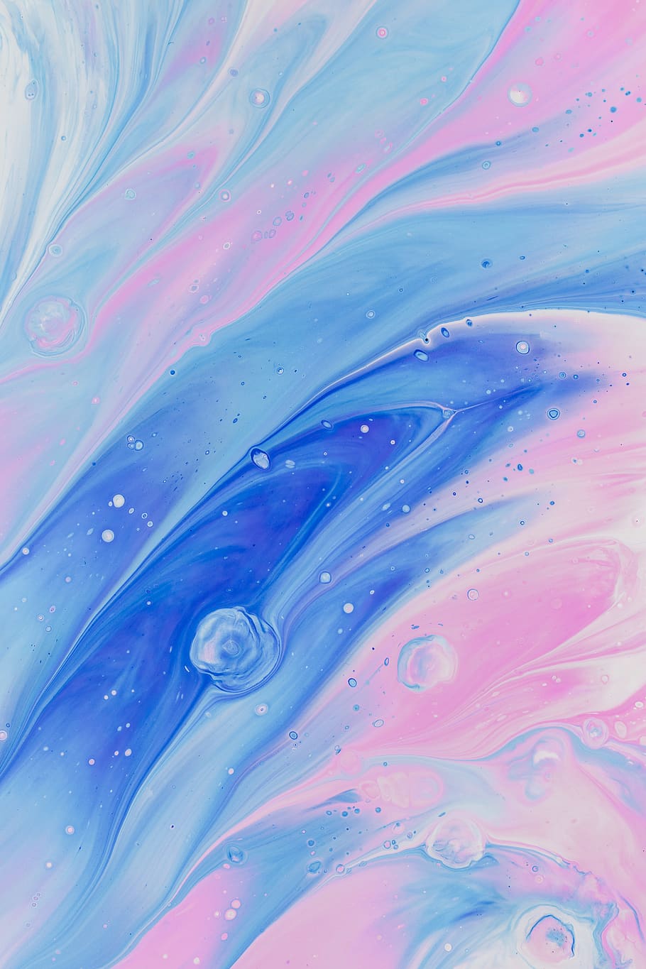 blue and pin abstract painting, backgrounds, full frame, pattern