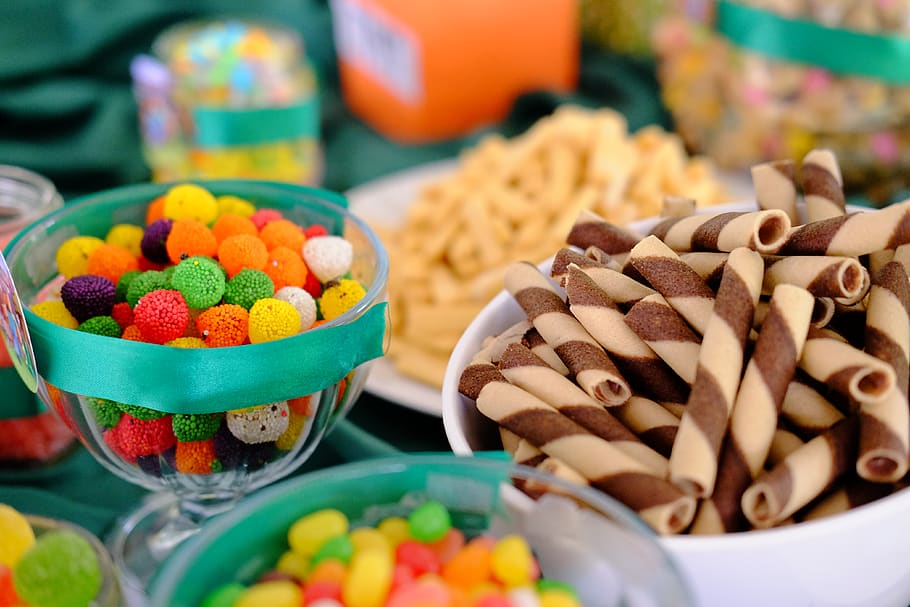 candies, sweets, candy, food and drink, freshness, multi colored HD wallpaper