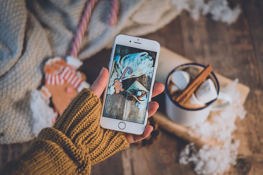 iphone, christmas, december, background, decoration, christmas card HD wallpaper