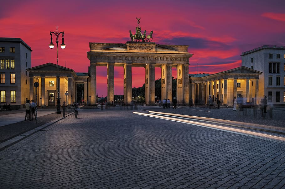Brandenburg gate 1080P, 2K, 4K, 5K HD wallpapers free download.