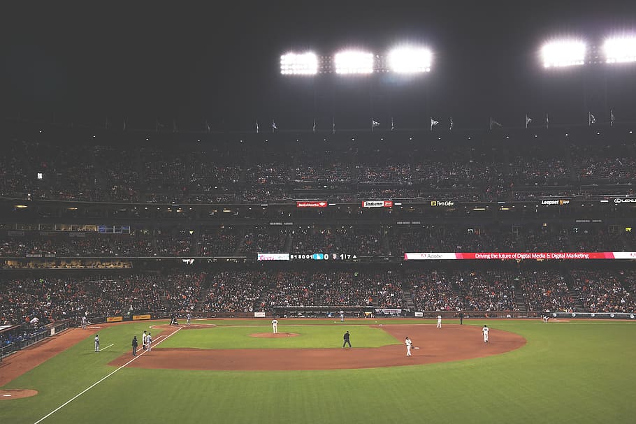 people, crowd, audience, dome, venue, baseball, tournament HD wallpaper