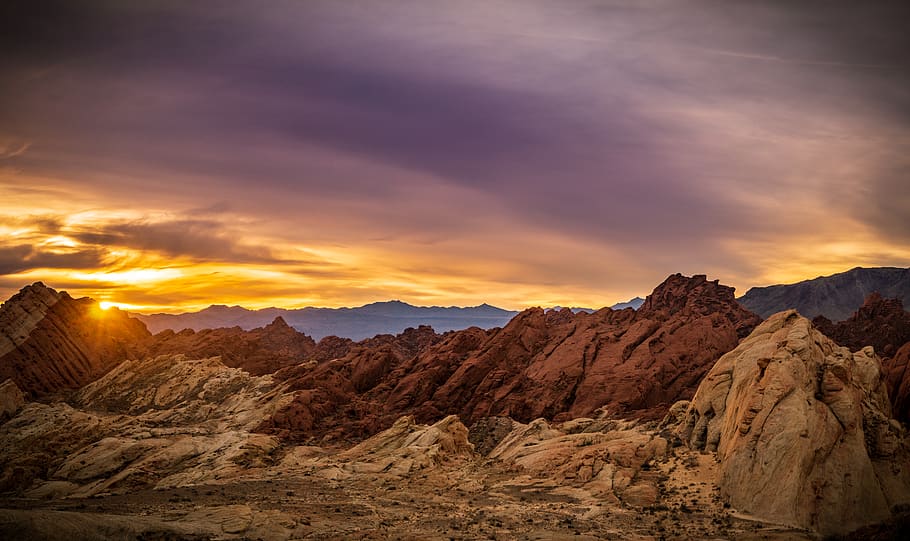 mountain under nimbus clouds, sky, scenics - nature, beauty in nature HD wallpaper