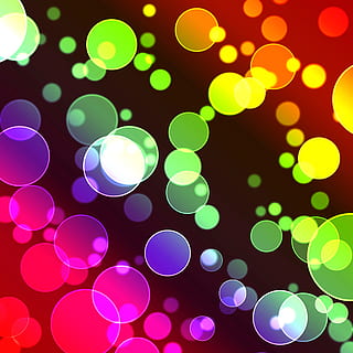abstract, background, beautiful, bright, bubbles, circles, color HD wallpaper