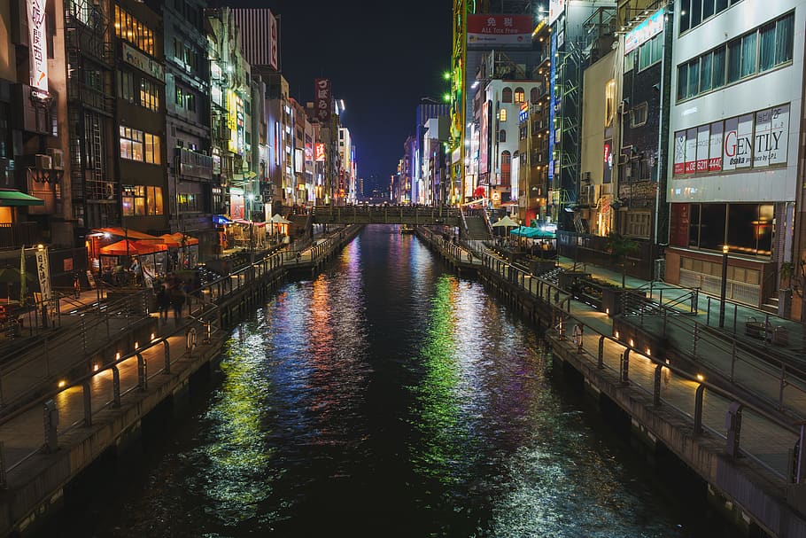 japan, osaka prefecture, building exterior, architecture, built structure HD wallpaper
