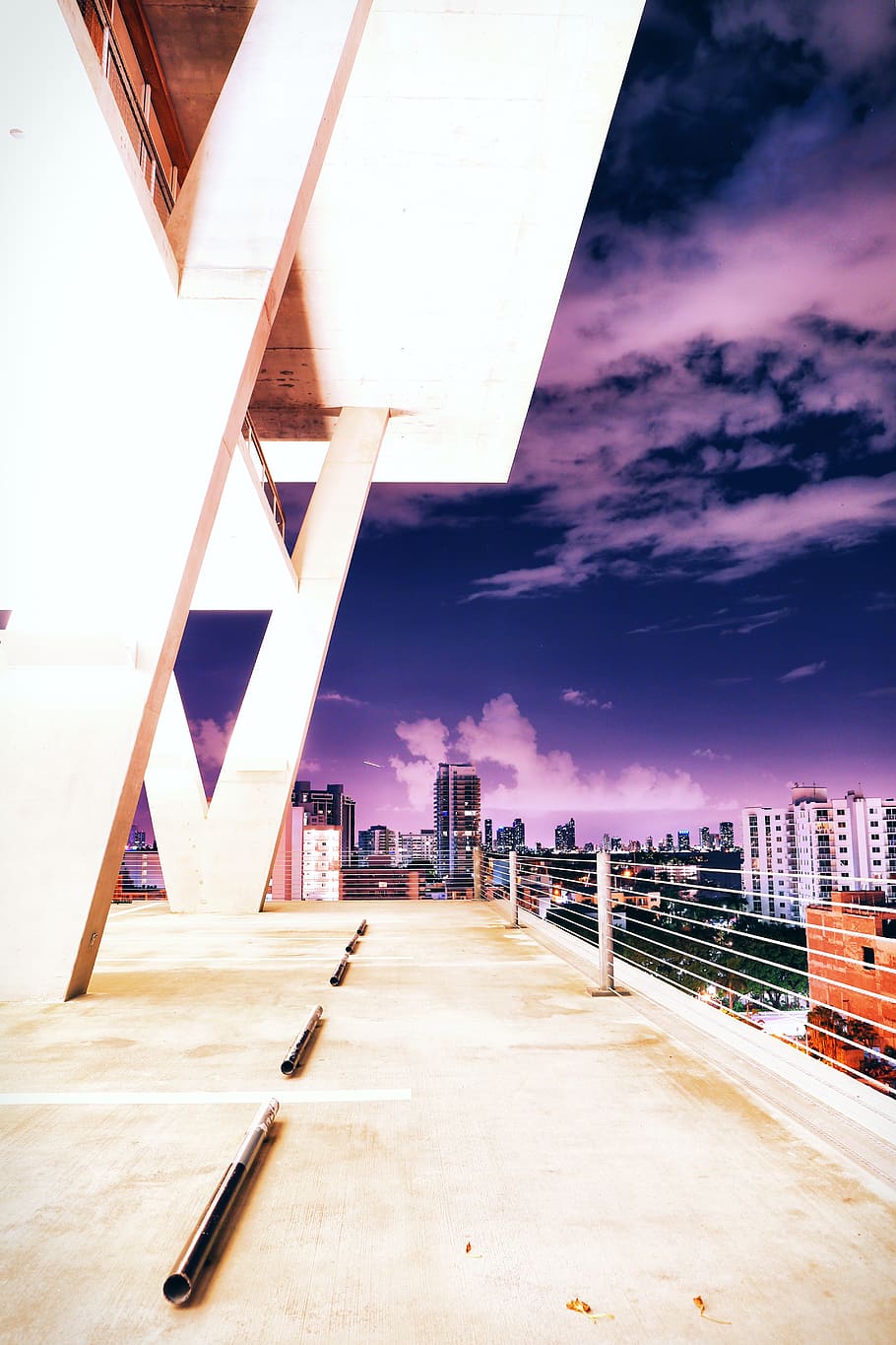 building rooftop view, 400, united states, miami beach, triangle HD wallpaper