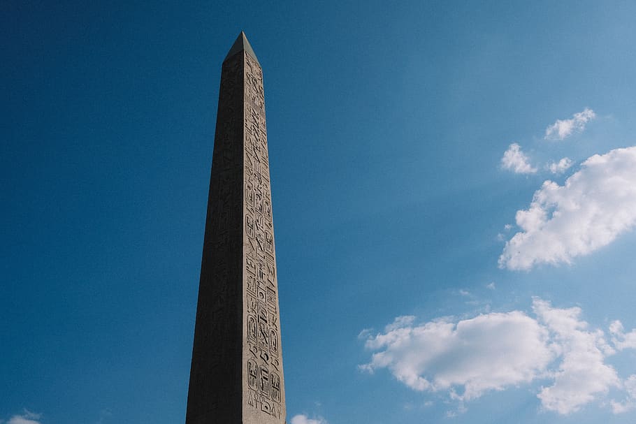 gray concrete tower, architecture, sky, built structure, the past HD wallpaper