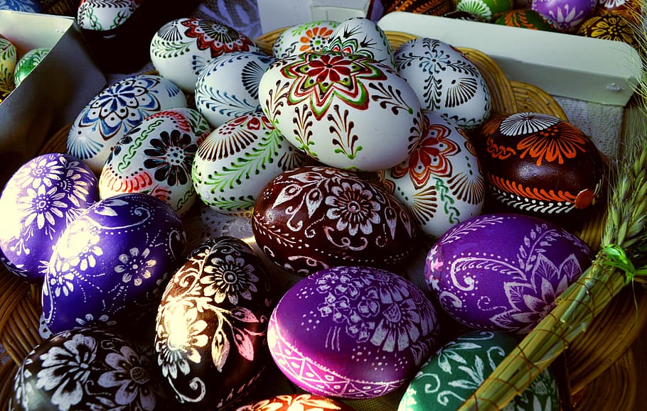 the ceremony, easter, traditional, still life, large group of objects HD wallpaper