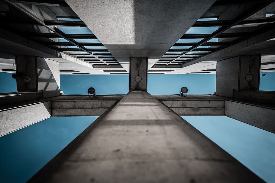 architecture, building, infrastructure, blue, sky, skyscraper HD wallpaper
