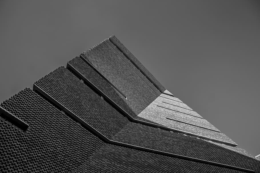 low angle view of architectural building, concrete, slate, architecture HD wallpaper