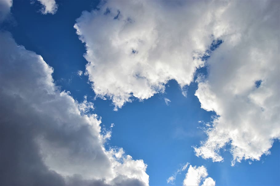 sweden, cloudy, sky, clouds, outdoor, outside, blue, cloud - sky HD wallpaper