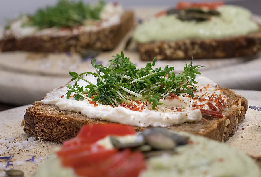 bread, eat, food, fresh, breakfast, delicious, whole wheat bread HD wallpaper