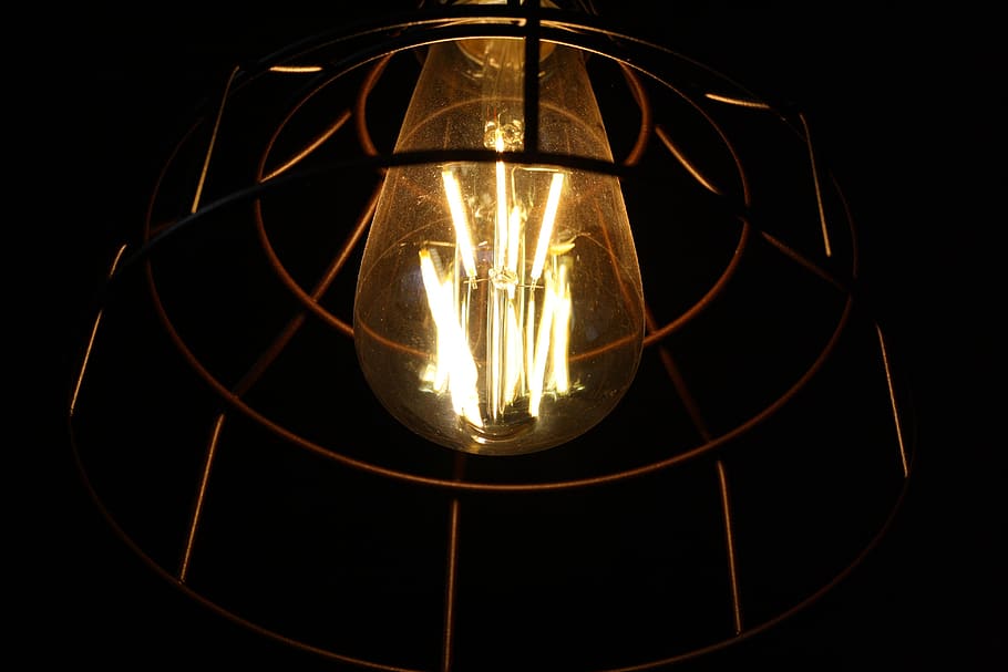 edison, lamp, light bulb, retro, led, lighting, lighting equipment HD wallpaper