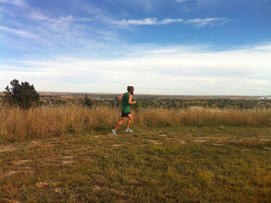 rapid city, united states, runner, running, south dakota, black hills HD wallpaper