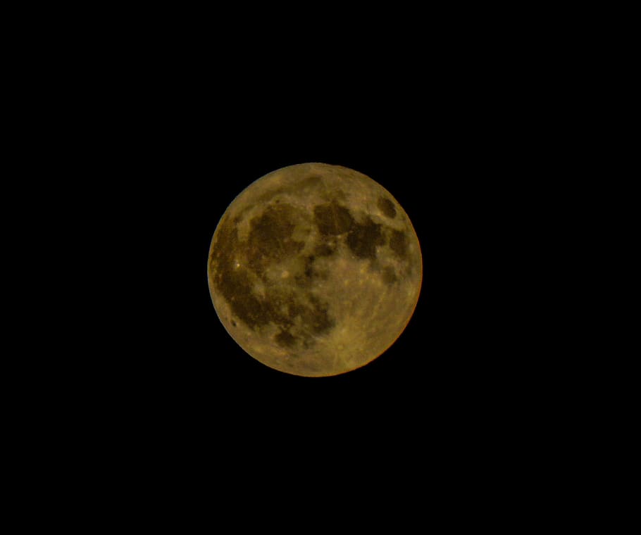spain, barcelona, moon, light, night, astronomy, space, sky HD wallpaper