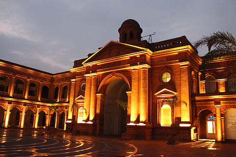 india, amritsar, museum, light, partition museum, punjab, architecture HD wallpaper