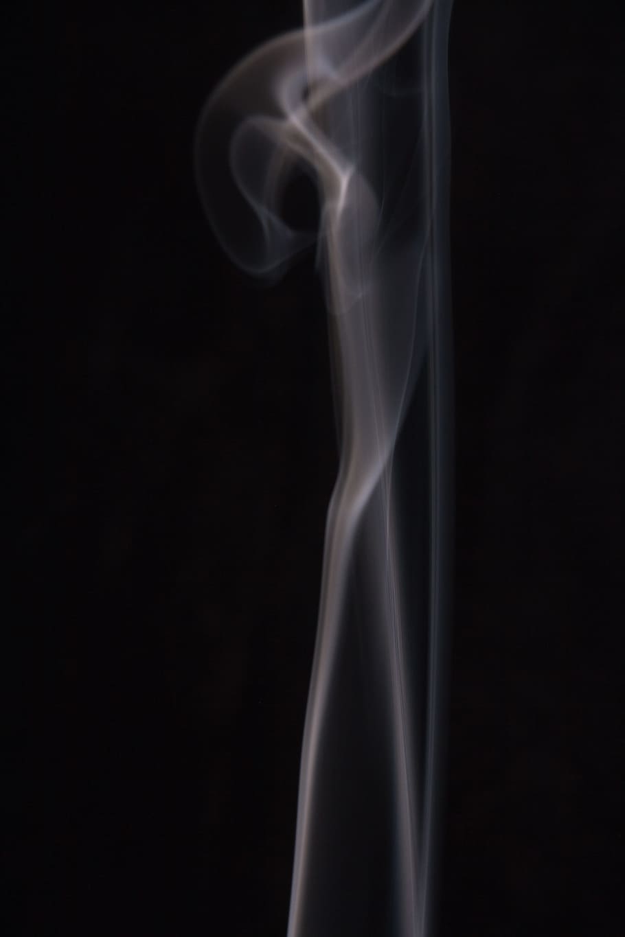 smoke, abstract, shapes, black, texture, background, fog, effect HD wallpaper