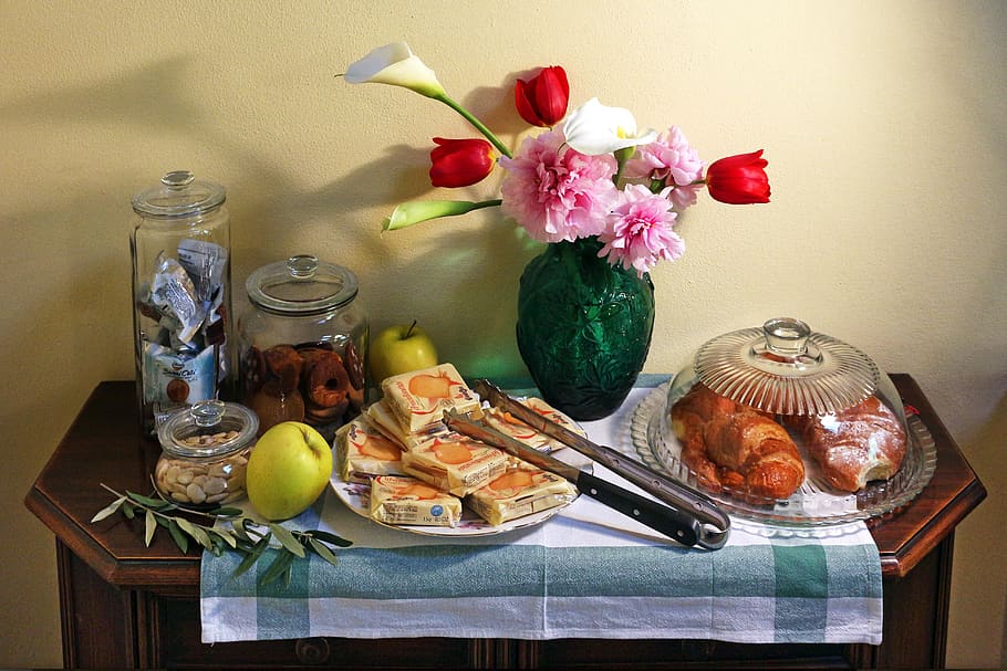 food, table, mobile, ancient, wood, eat, breakfast, alimentari, HD wallpaper