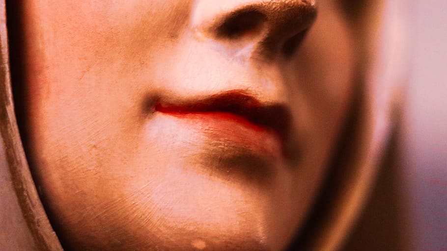 human lips, human body part, human face, adult, one person, close-up HD wallpaper