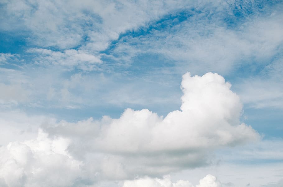 singapore, clouds, blue, white, fluffy, kaitograph, cloud - sky HD wallpaper
