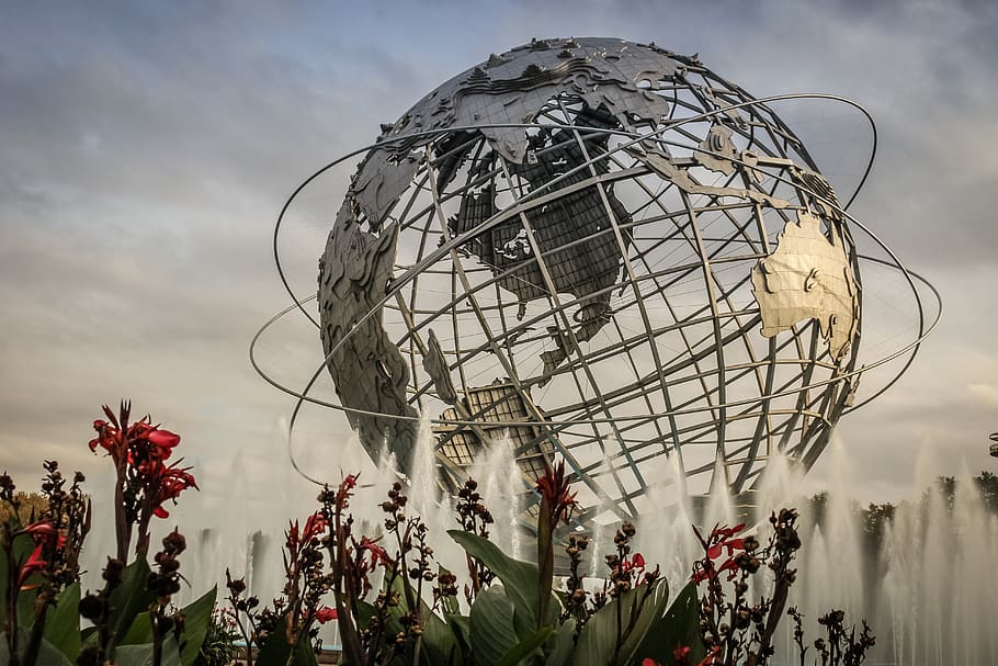 world, sky, nature, sculpture, low angle view, no people, plant HD wallpaper